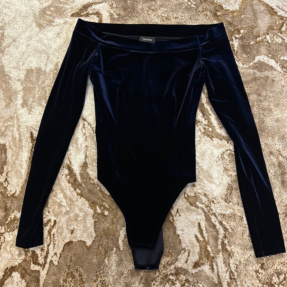 voodoo combidress long sleeves Velvet Navi‎ color perfect condition